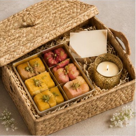 Sweet Glow Box — Petite Gifts gift hamper illustration