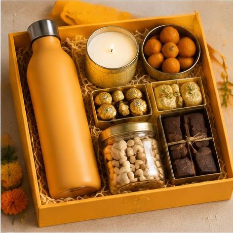 Festive Wellness Tray — Signature Hampers gift hamper illustration