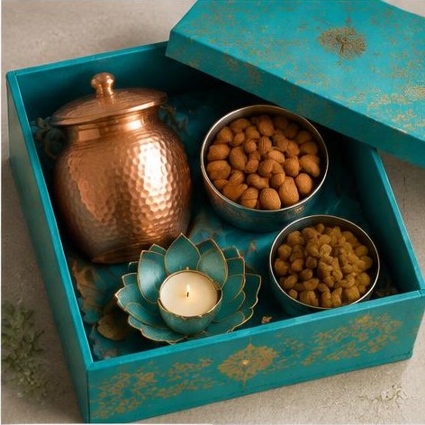 Copper Keepsake Box — Signature Hampers gift hamper illustration